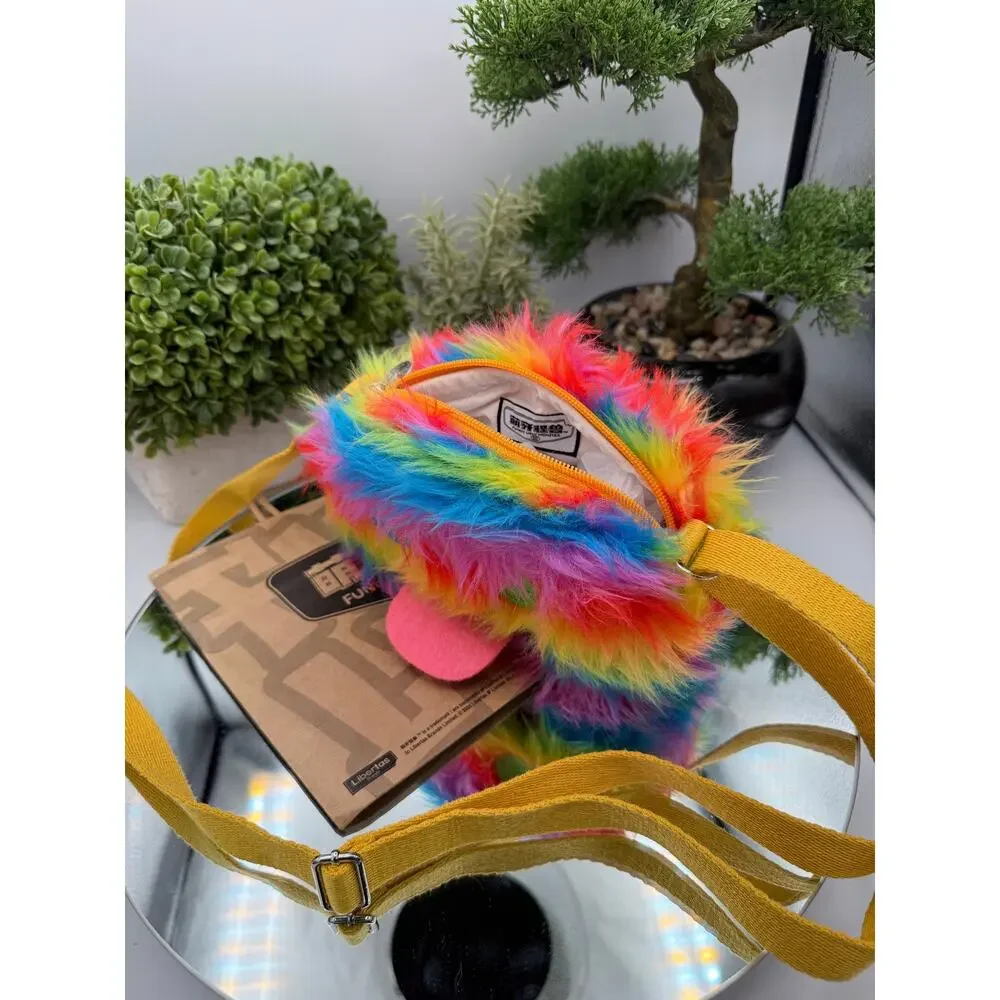 Fuggler Funny Ugly Monster Rainbow crossbody bag purse